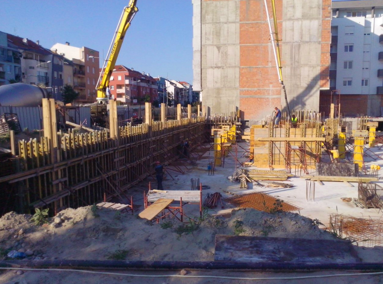 construction of building in branka bajica